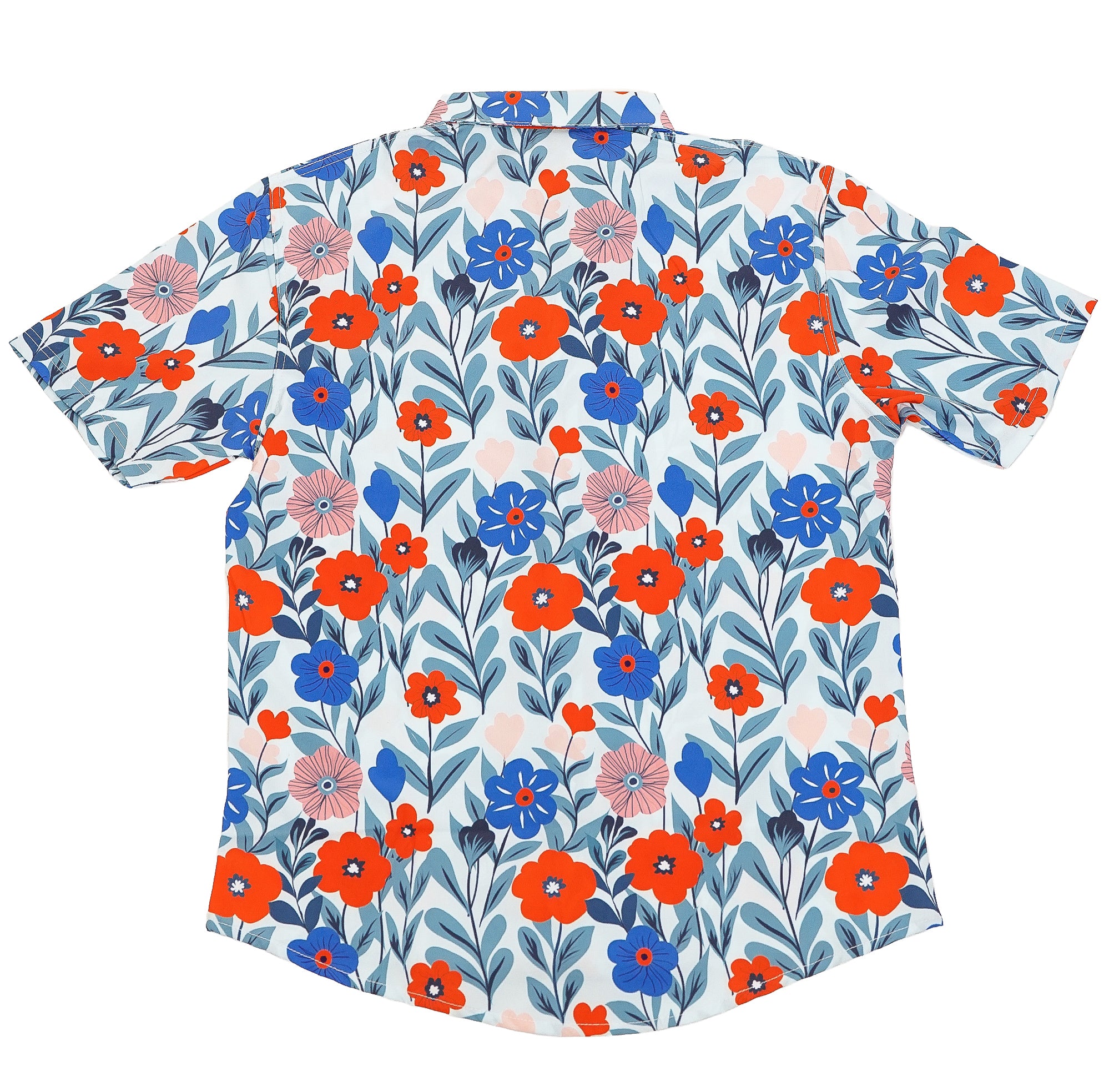 Short-sleeved stretch shirt