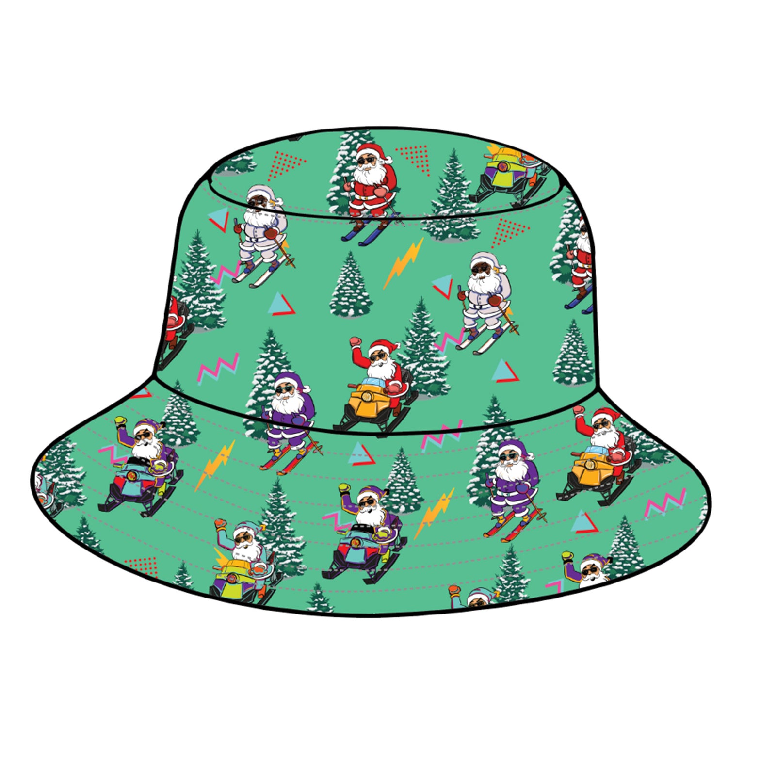 Send It Santa - Reversible Bucket Hat