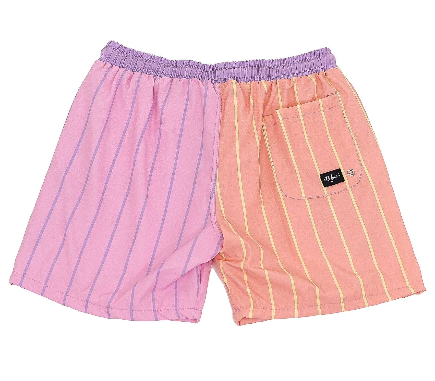 pinstriped board shorts 