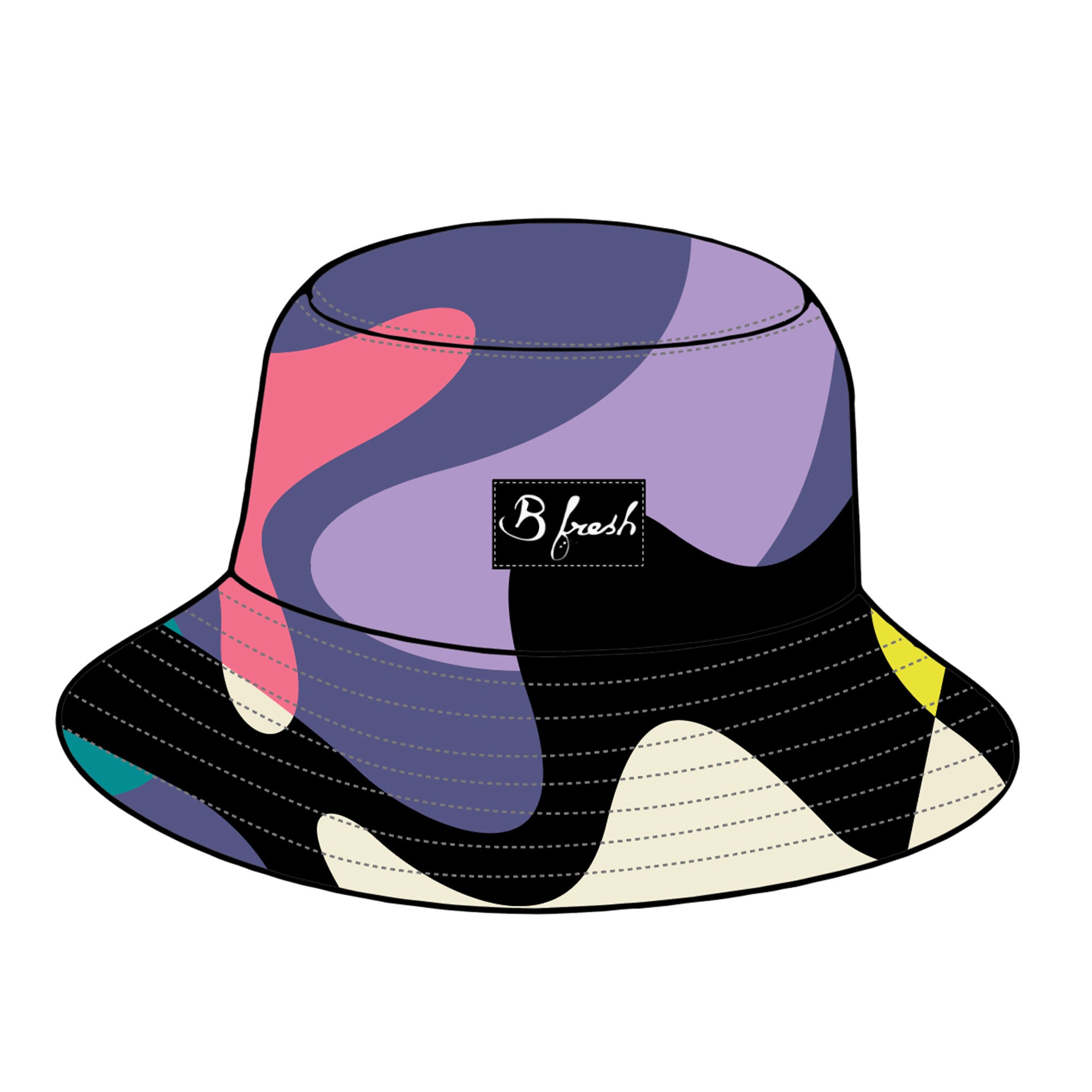 In Living Color - Reversible Bucket Hat - B Fresh Gear