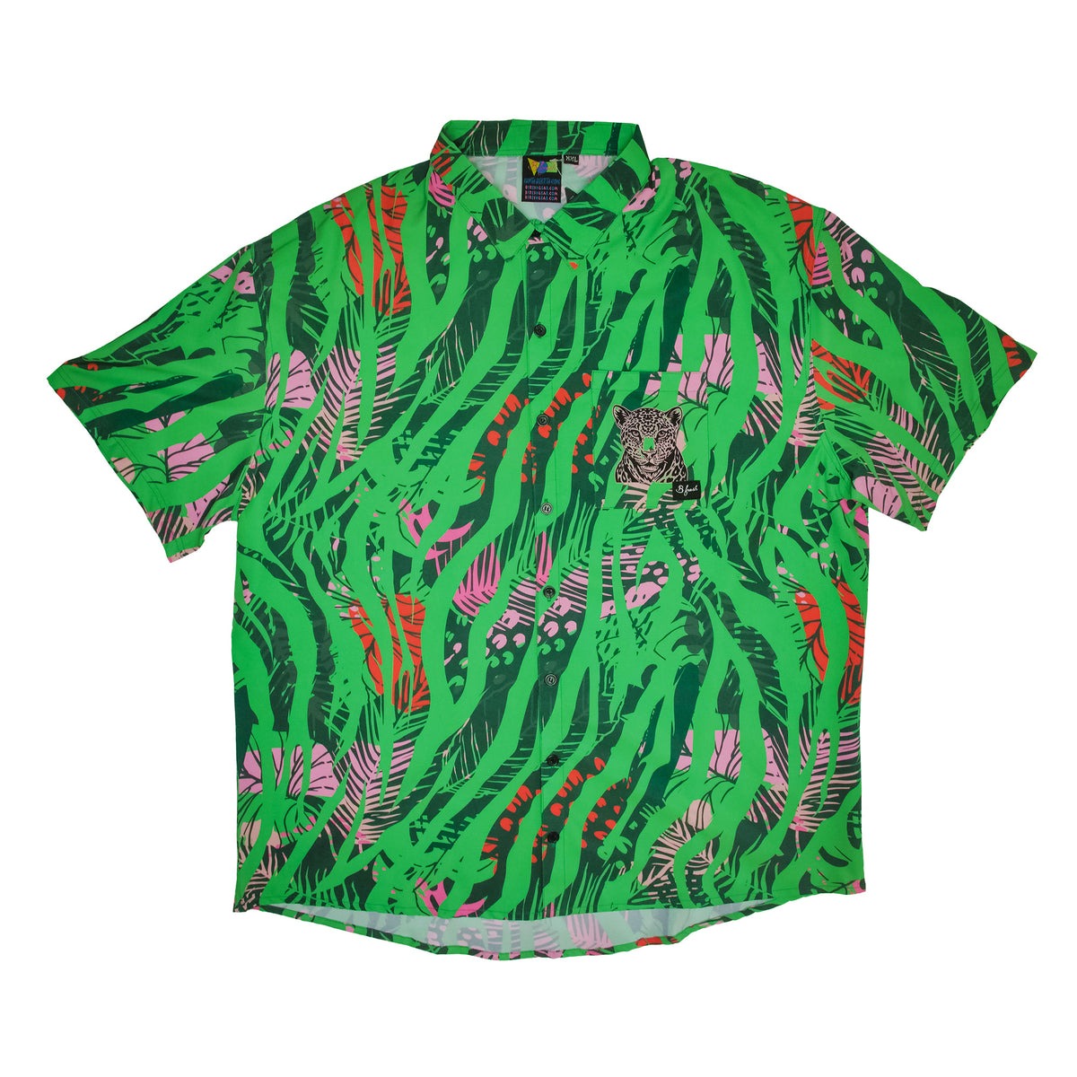 jungle themed Hawaiian shirt 