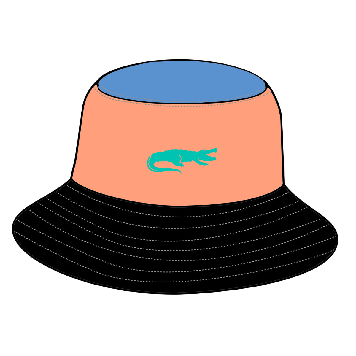 Wood Foot 2024 - Reversible Bucket Hat