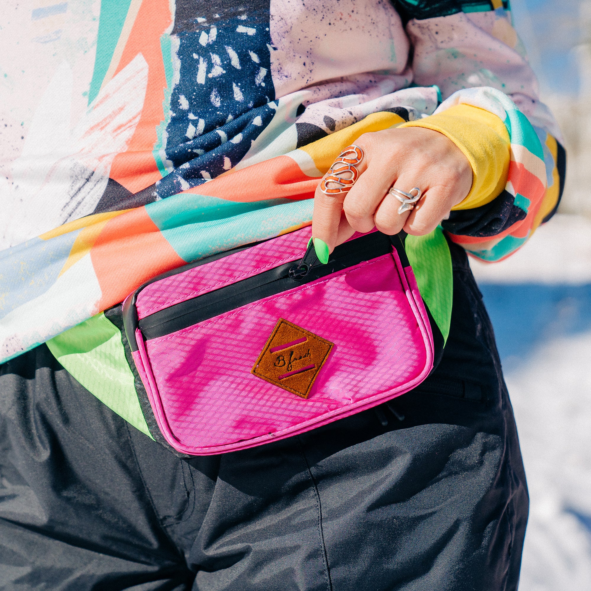 80's Ski Party - Water Resistant Fanny Pack