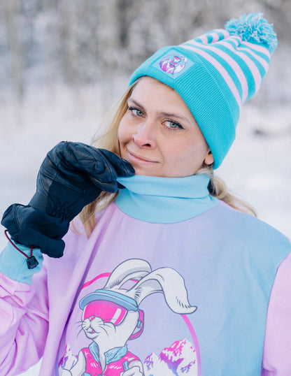 Ski Bunny Pom Top - Beanie