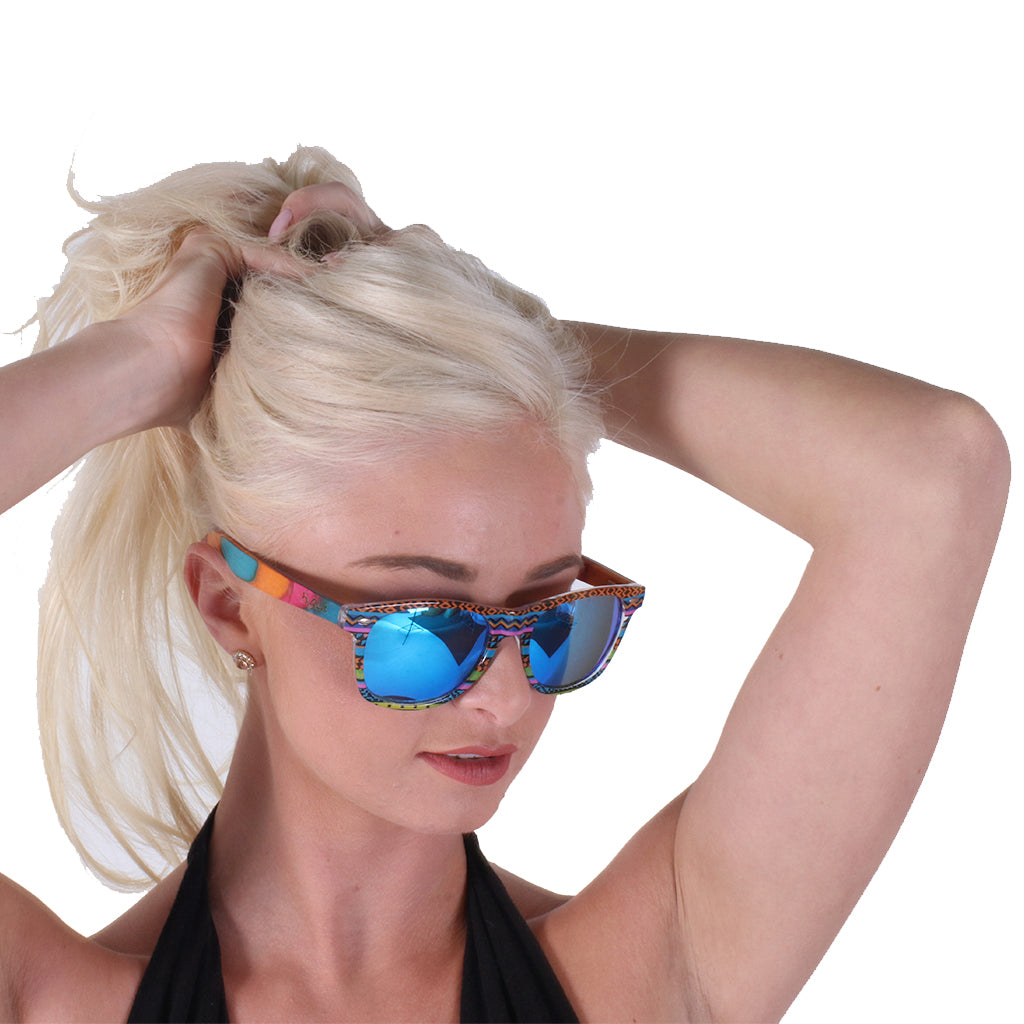 Honey Drippers - Wooden Sunglasses - Colored Skateboard - B Fresh