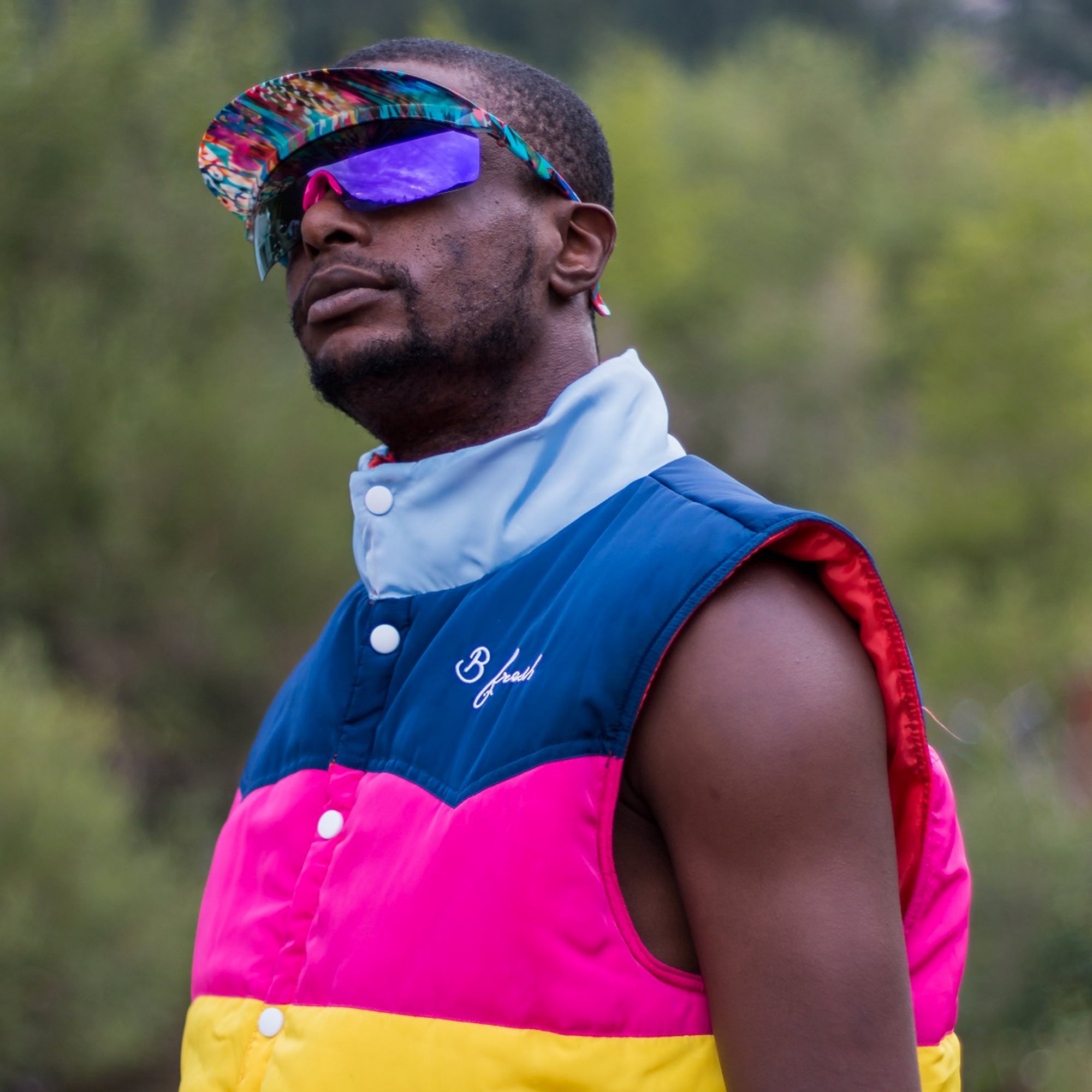 Van Dopes - 80's Visor Sunglasses - Retro Vintage Ski Visor