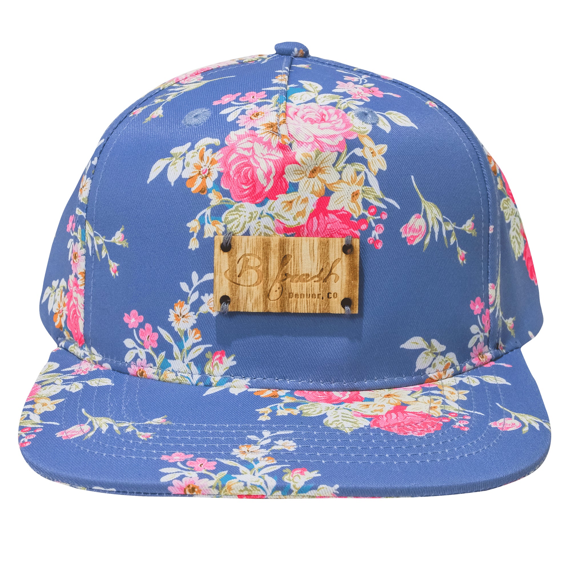 Grandmas Couch Vintage Floral 80s 90s Throwback Retro Hat Wooden Label. B Fresh Gear.