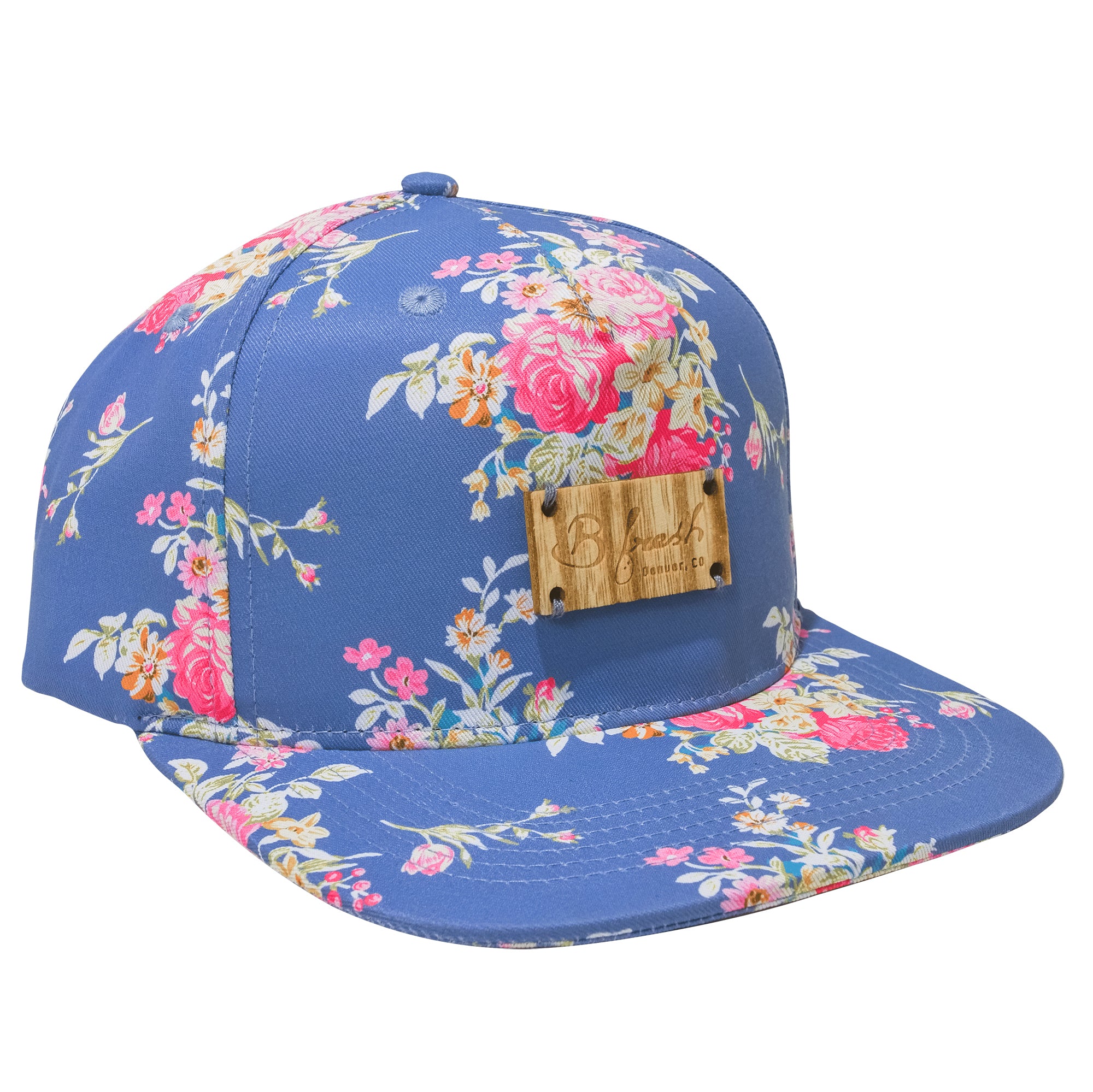 Grandmas Couch Vintage Floral 80s 90s Throwback Retro Hat Wooden Label. B Fresh Gear.