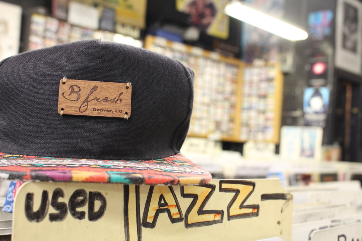 Tribe Called B Fresh Hat - Tribal Print Flat Bill Hat - B Fresh