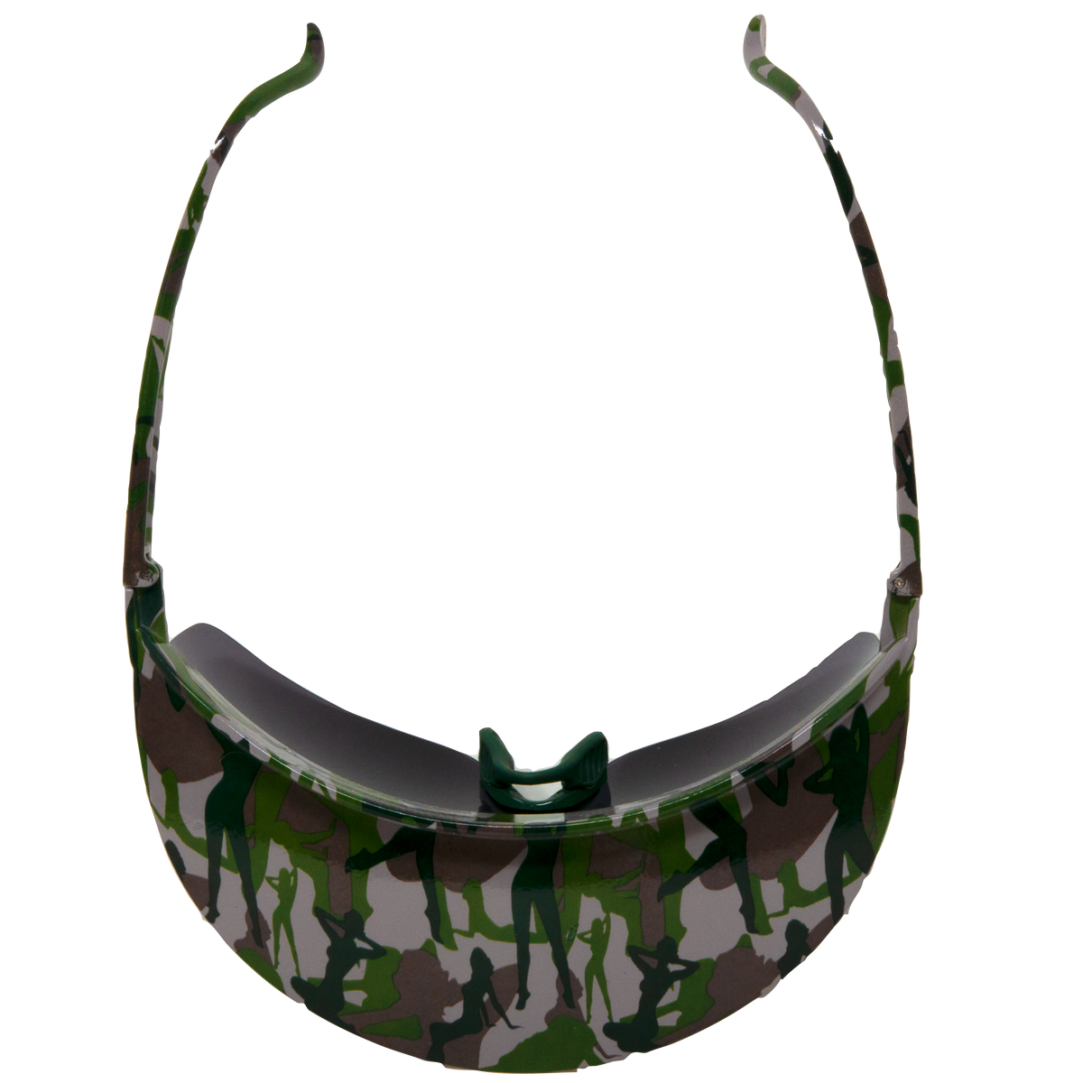 The Camo Visor Shades - Camouflage Sunglasses