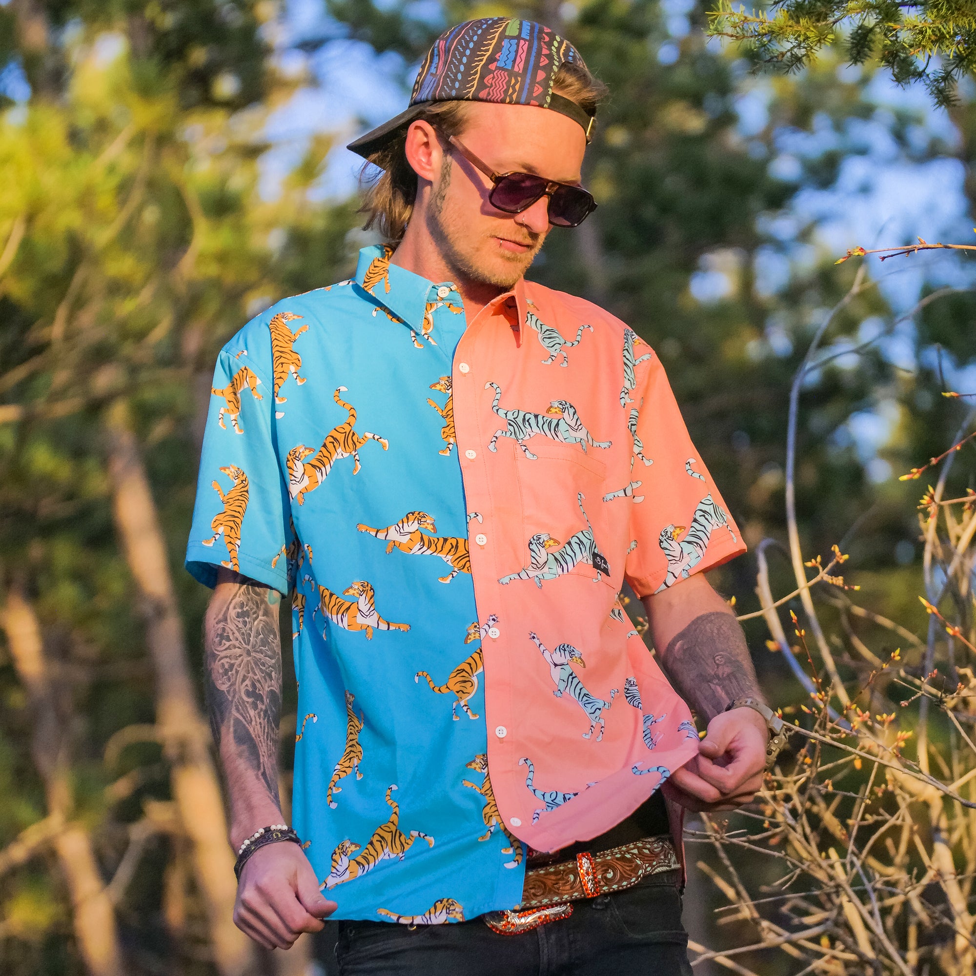Pizza Tiger - Stretch Shirt – B Fresh Gear