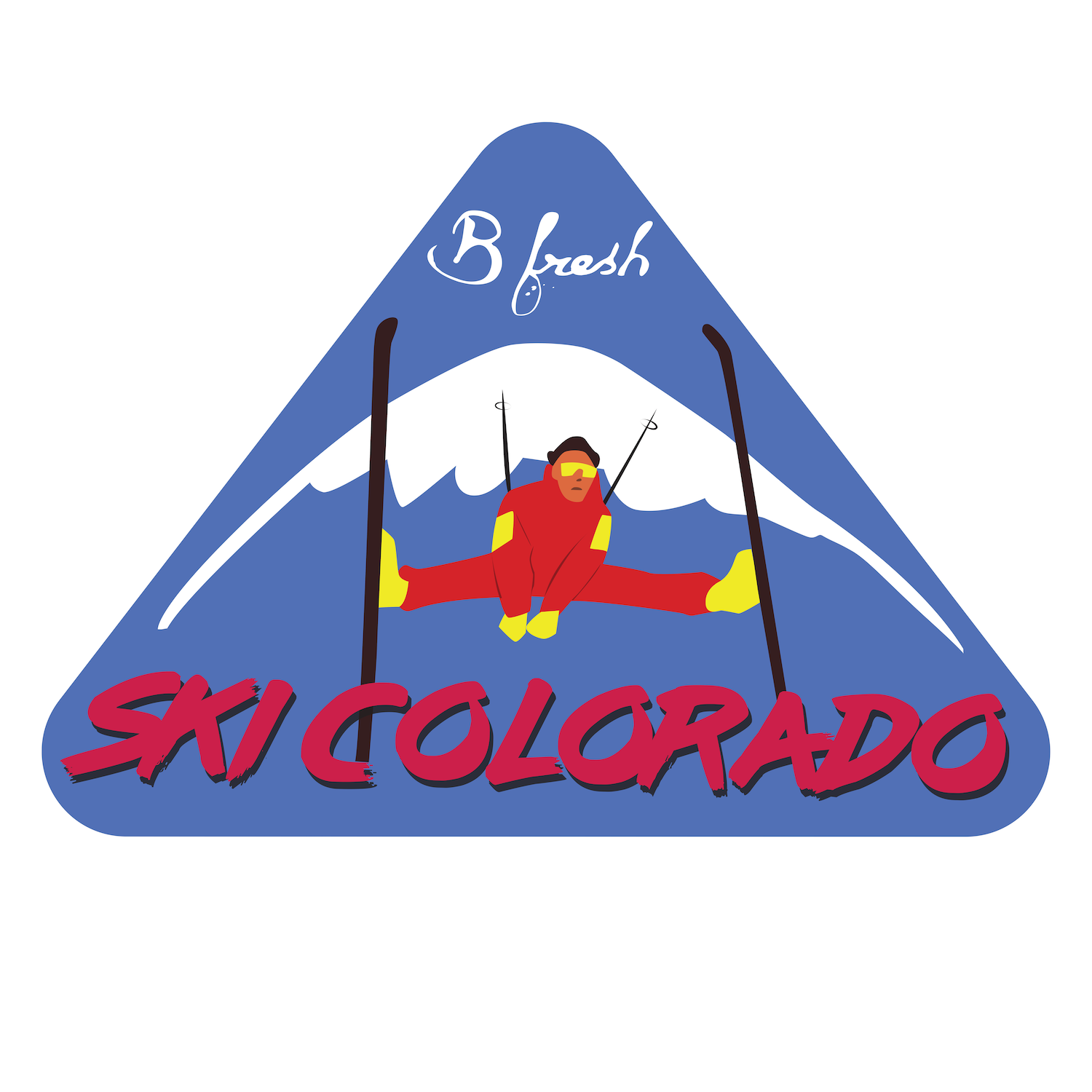 Ski Colorado - Sticker - B Fresh Gear