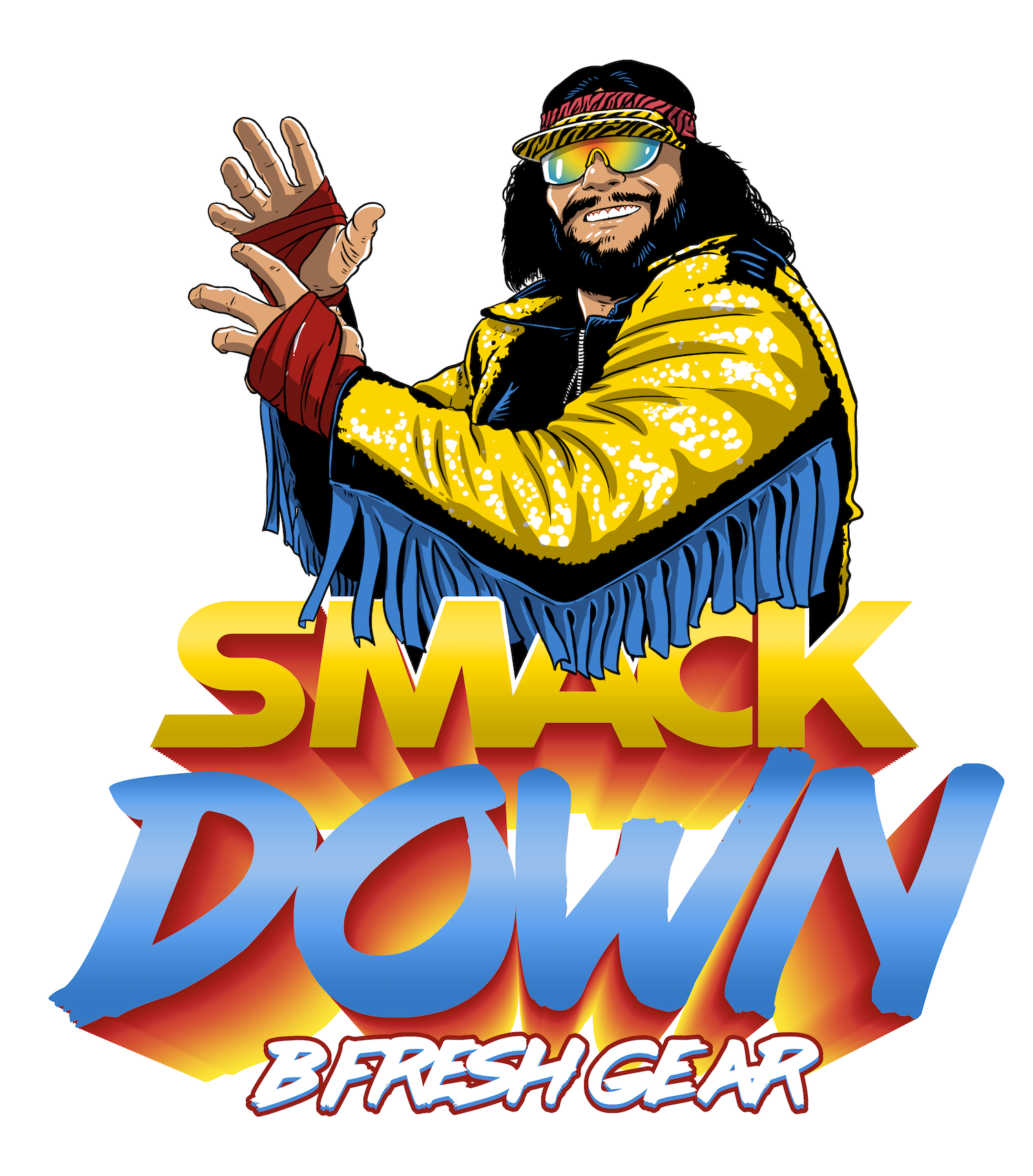 Smack Down - Sticker