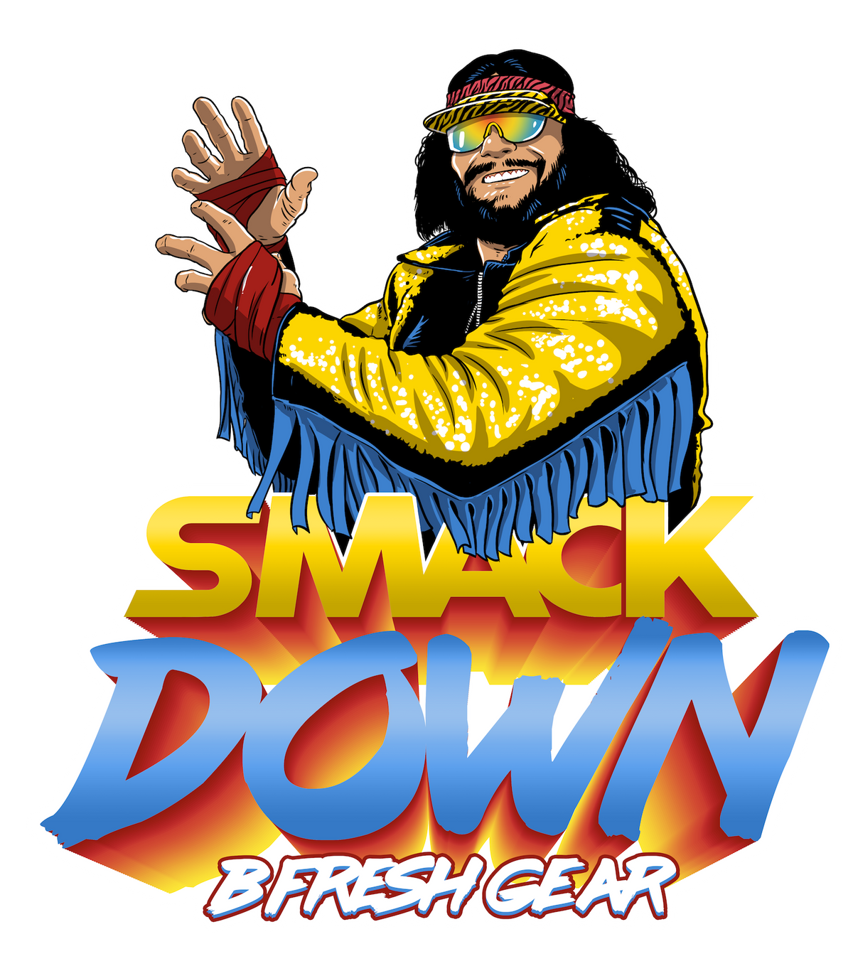 Smack Down - Sticker