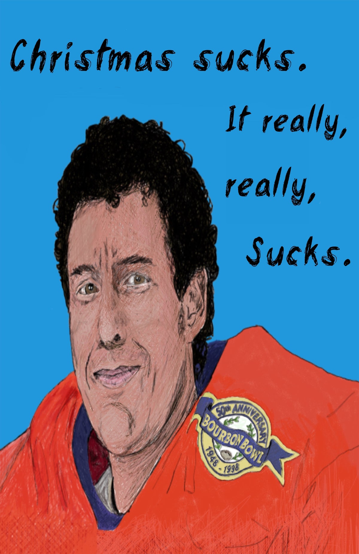 Water Boy greeting card