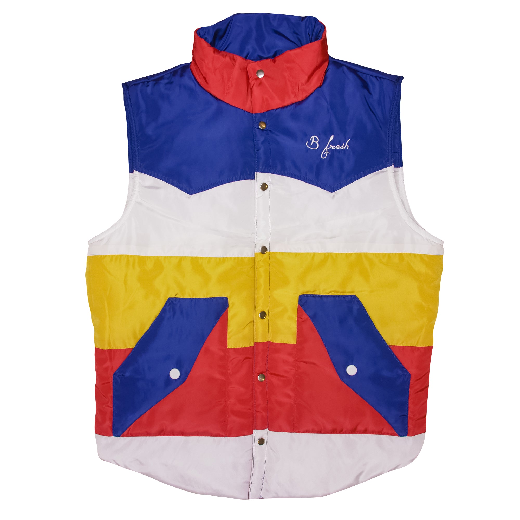 Colorado Reversible Retro Puffer Ski Vest
