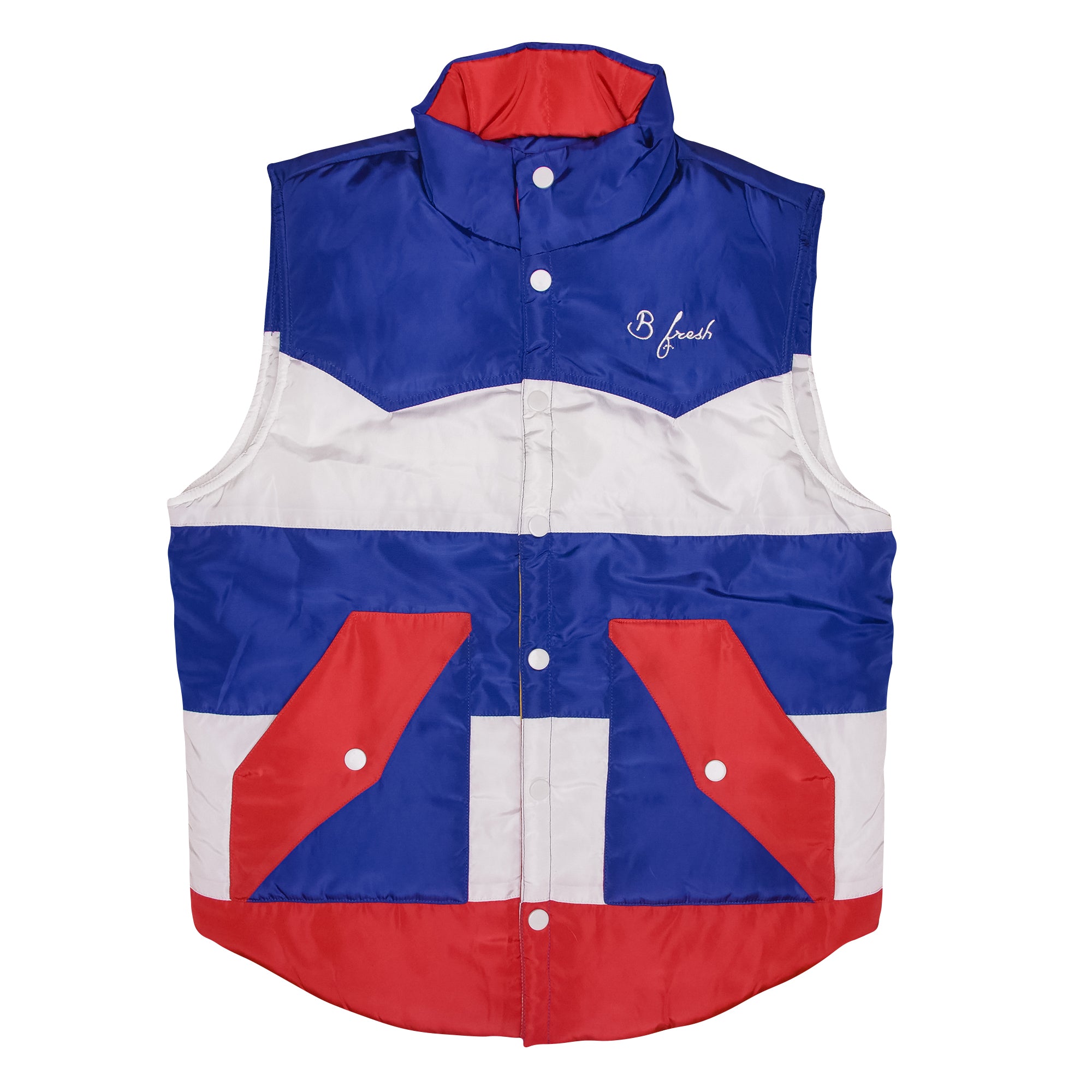 Colorado Reversible Retro Puffer Ski Vest