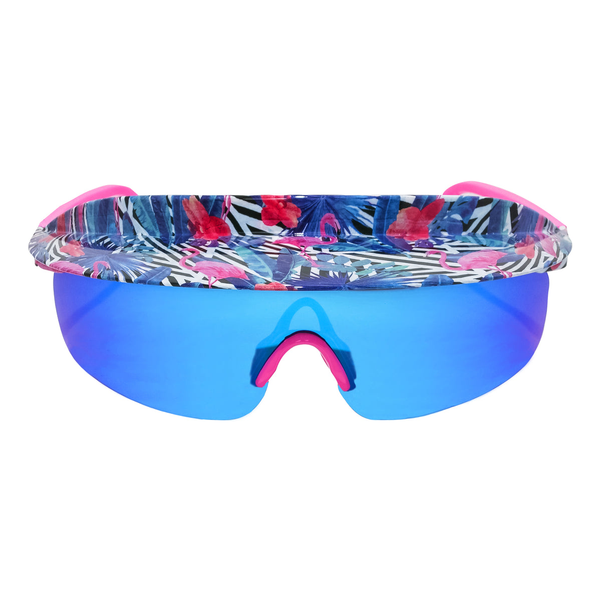 Flamingo Visor Sunglasses - B Fresh Gear - 80s Sunglasses - Shop Now