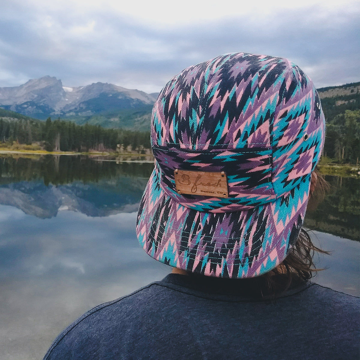 Aztec Nightshade 5 Panel Hat - B Fresh