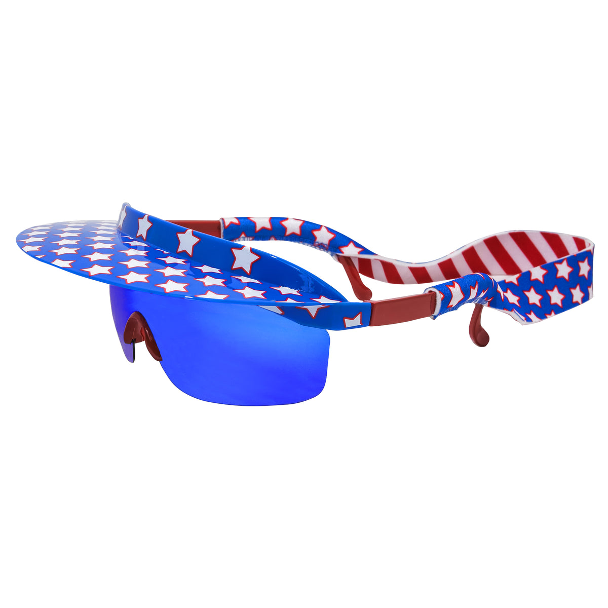 Presidential Party Visor Shades - Star Spangled Drip