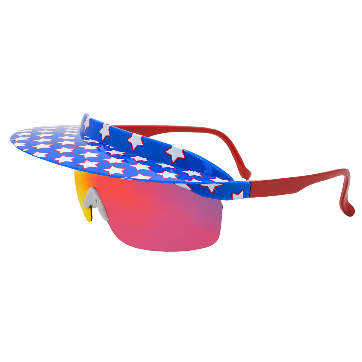 Presidential Party Visor Shades - Star Spangled Drip