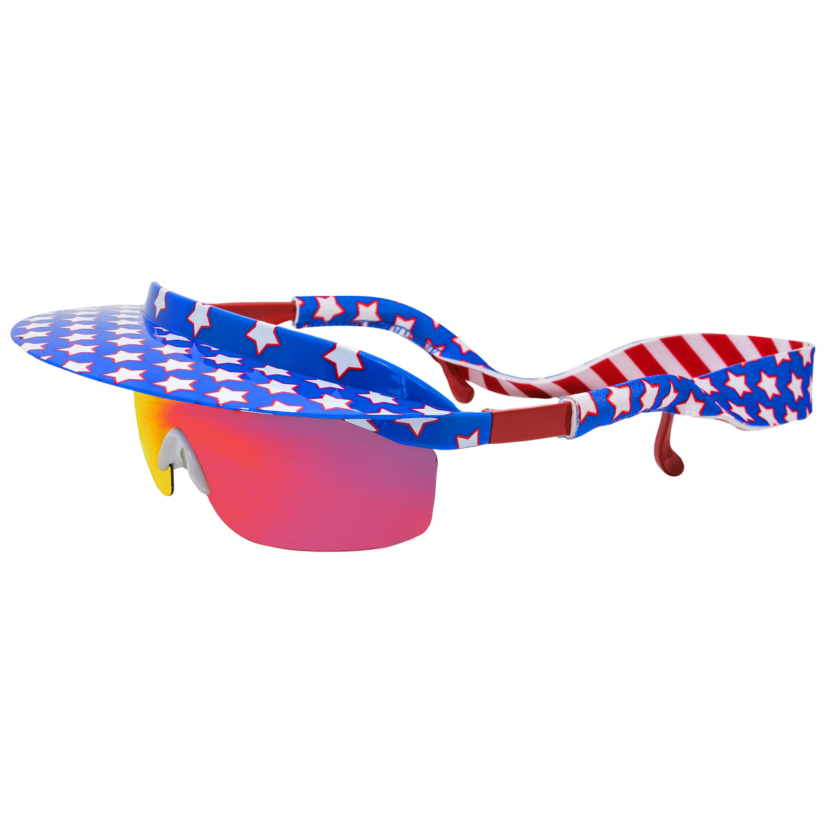 Presidential Party Visor Shades - Star Spangled Drip