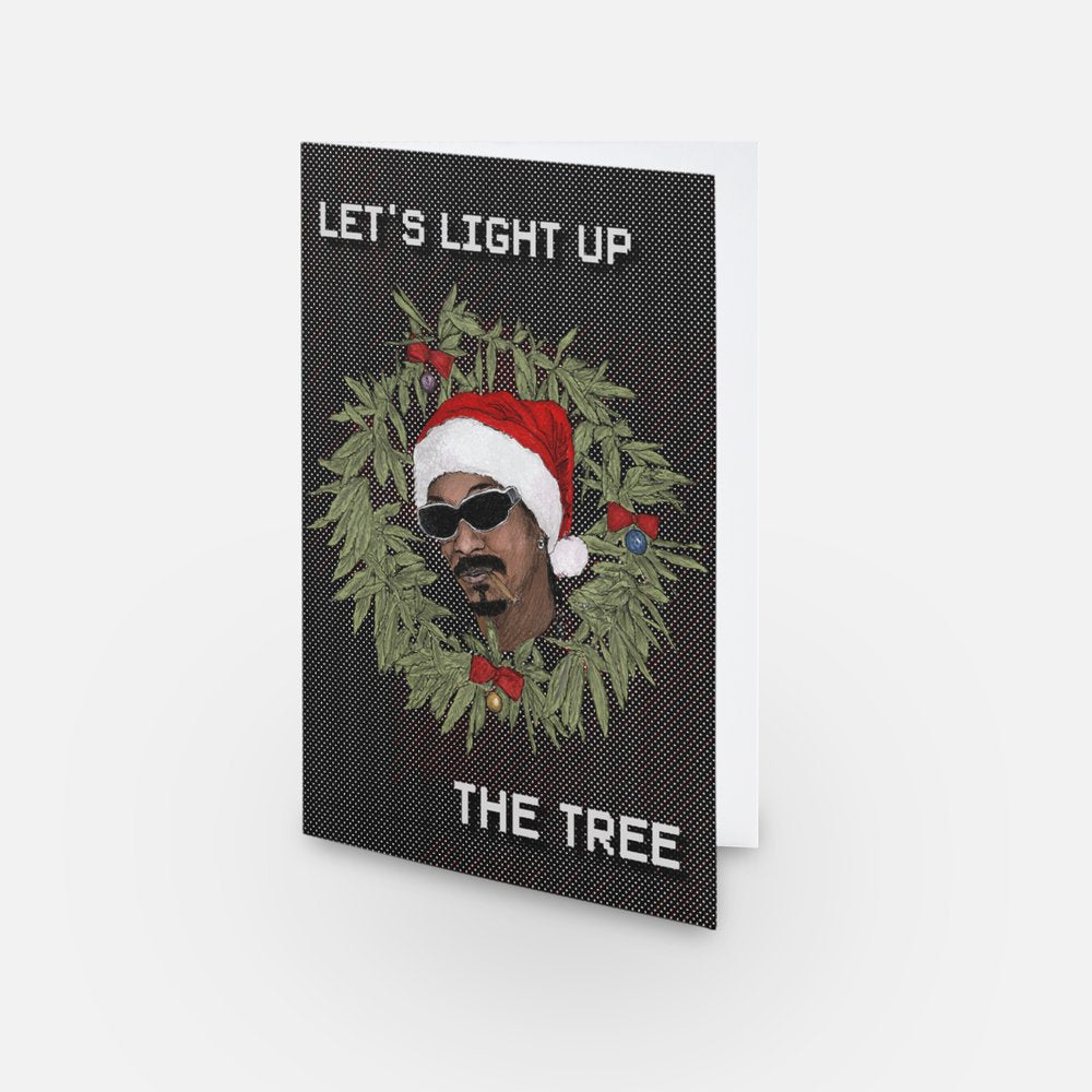 light up the tree holiday card