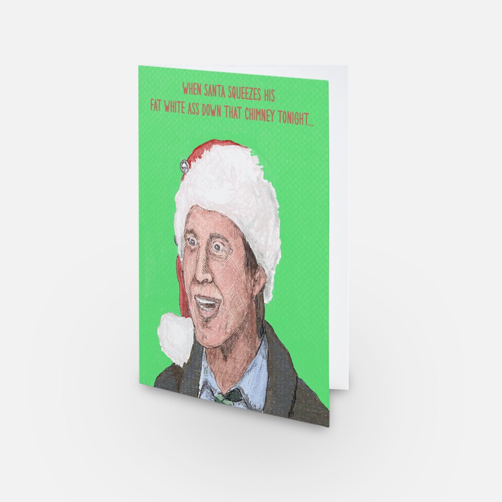 chevy chase christmas card Christmas vacation card Christmas Vacation greeting card