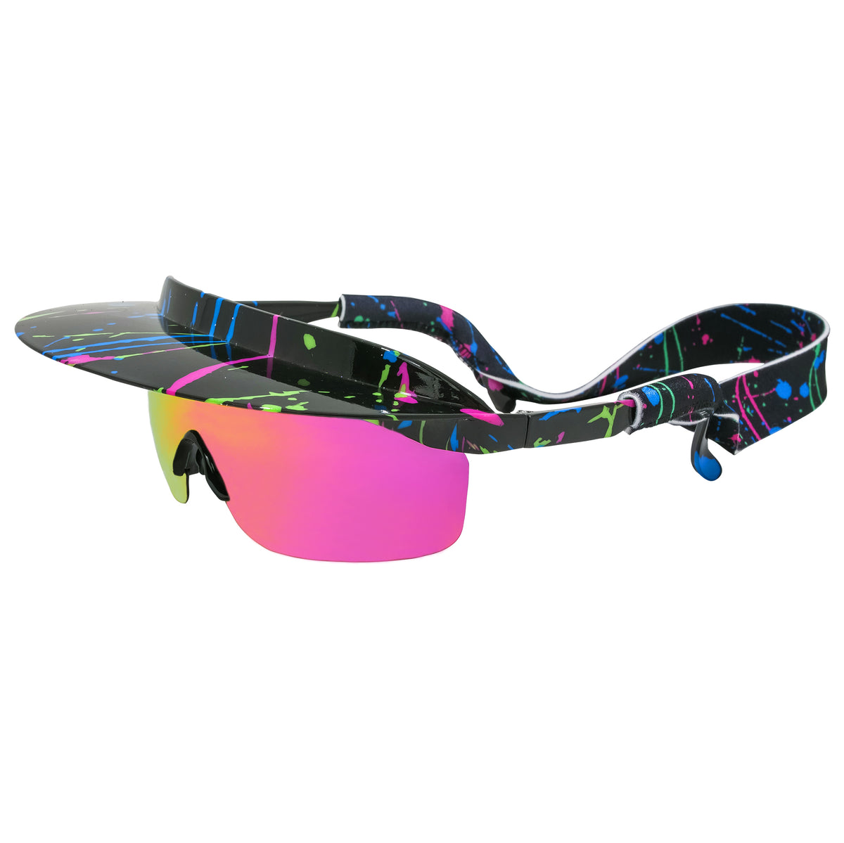 90&#39;s Splatter - Visor Shades