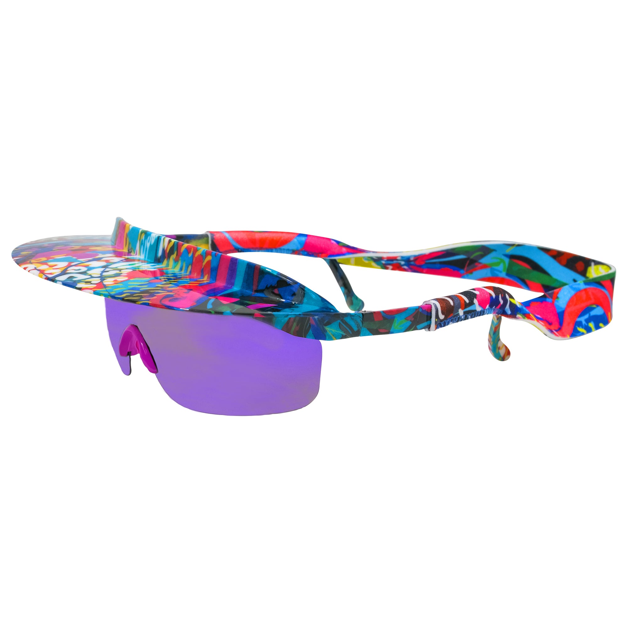 Van Dopes - 80's Visor Sunglasses - Retro Vintage Ski Visor